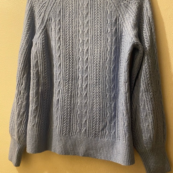 Talbots size Medium Soft Blue Sweater - Picture 11 of 11